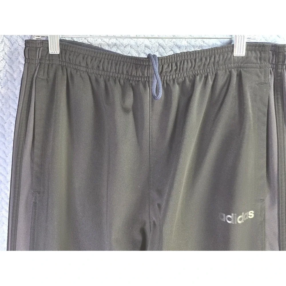Adidas Primegreen Mens XL Black Track Pants Ankle Zip‎ Soccer Joggers FL4870